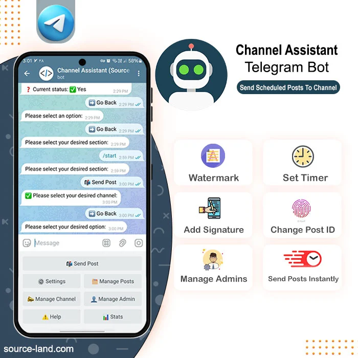 Telegram Channel Assistant Bot